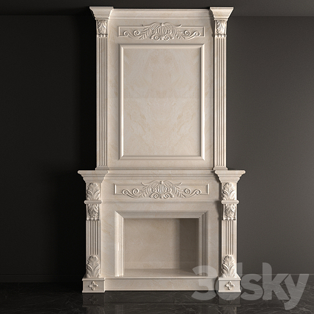 fireplace 3DSMax File - thumbnail 1