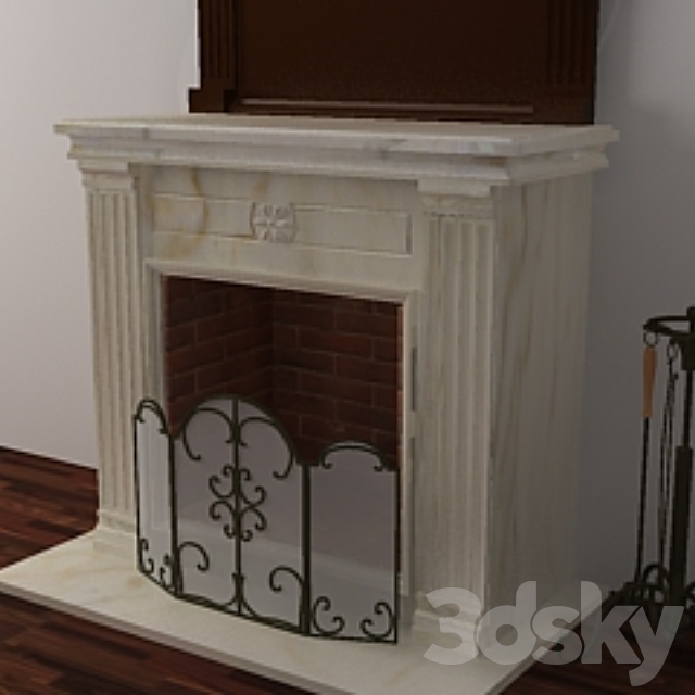 fireplace 3DSMax File - thumbnail 1