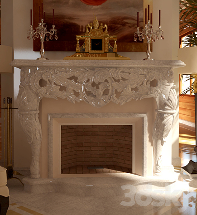 fireplace 3DSMax File - thumbnail 1