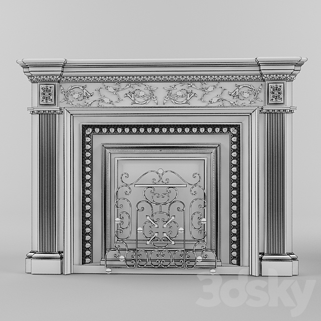 Fireplace 3DSMax File - thumbnail 3