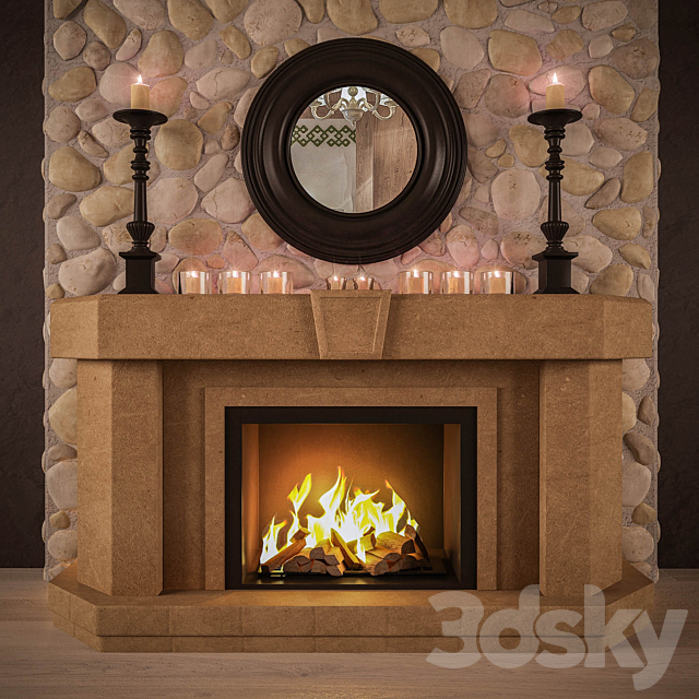 Fireplace 3DSMax File - thumbnail 1