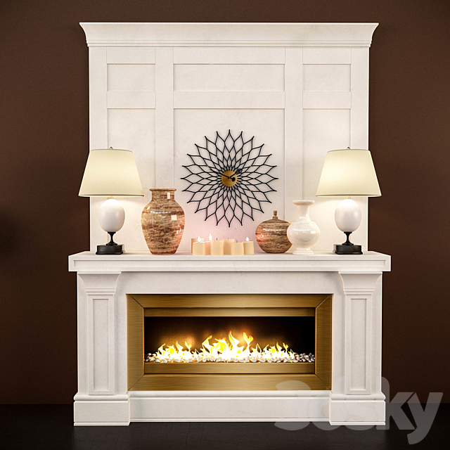 fireplace 3DSMax File - thumbnail 1