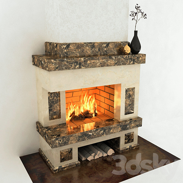 Fireplace 3DSMax File - thumbnail 1