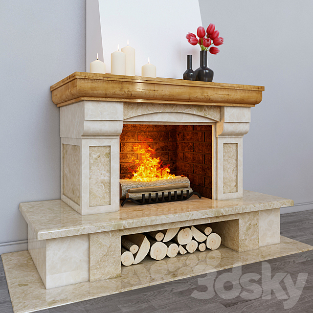 Fireplace 3DSMax File - thumbnail 2