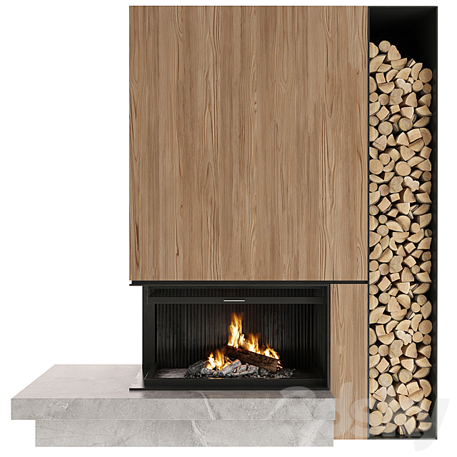 Fireplace 3DSMax File - thumbnail 3