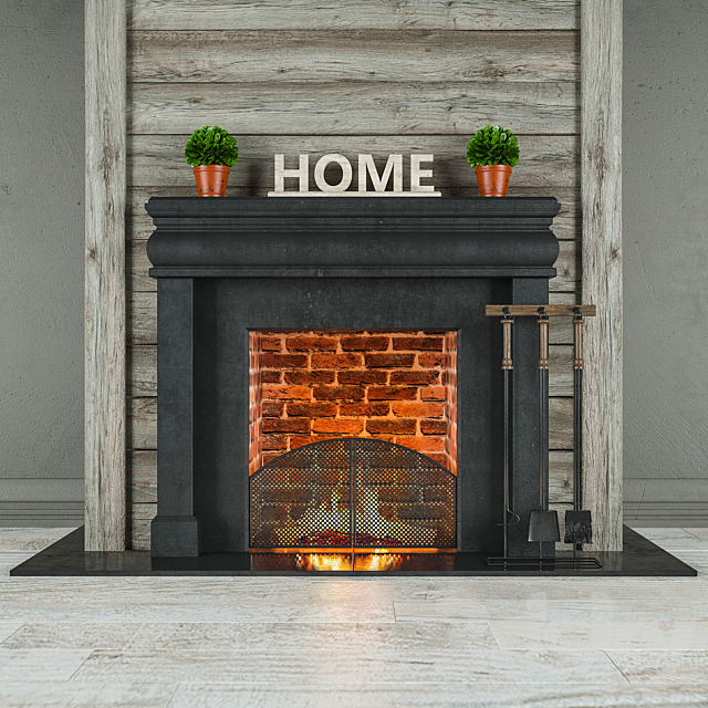 Fireplace 3DSMax File - thumbnail 1