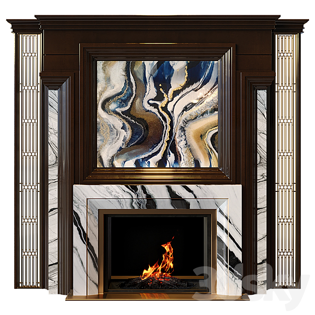 Fireplace 3DSMax File - thumbnail 1