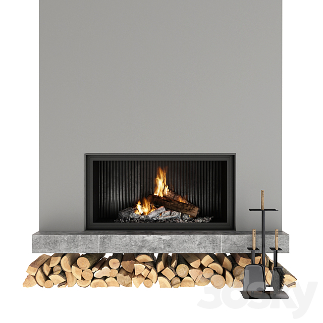 Fireplace 3DSMax File - thumbnail 1