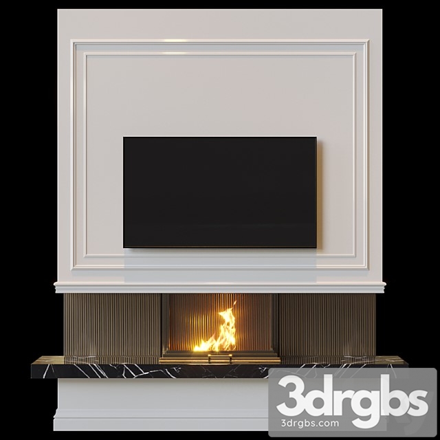 Fireplace 424 3dsmax Download - thumbnail 1