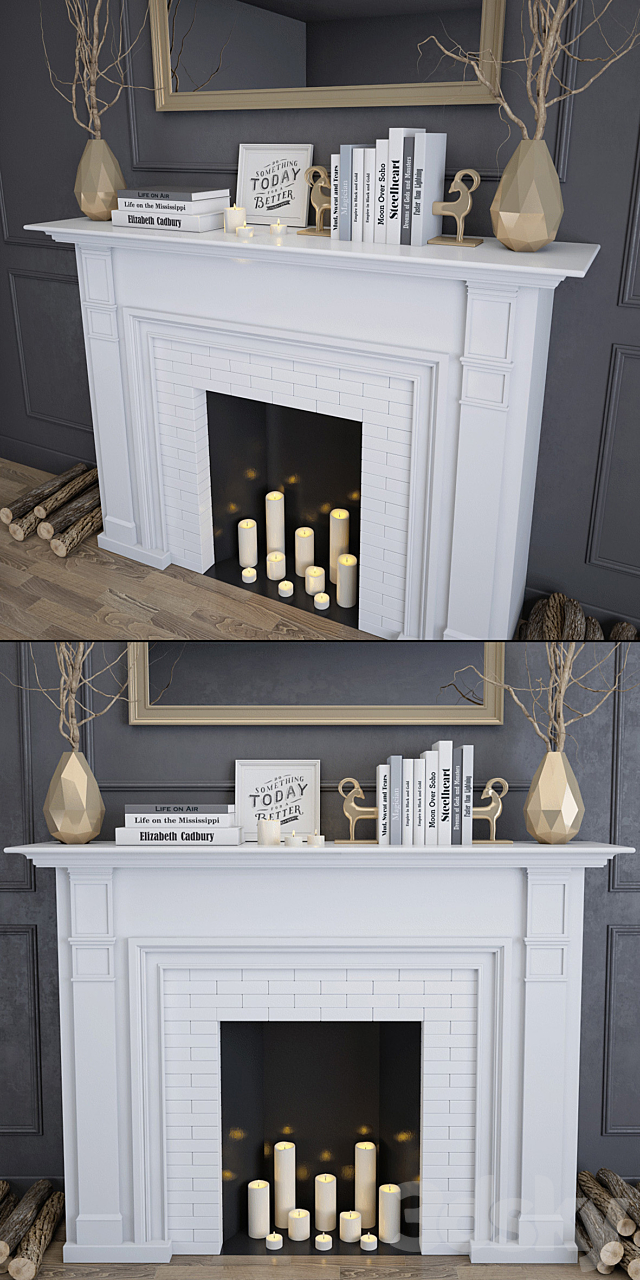 Fireplace 9 3ds Max - thumbnail 2