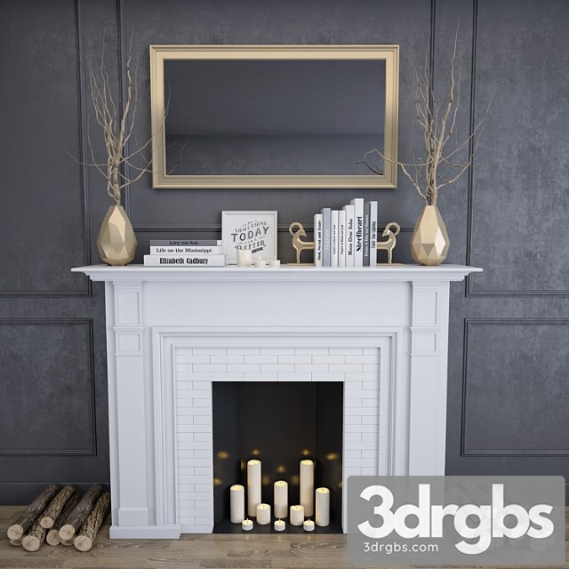 Fireplace 9 3dsmax Download - thumbnail 1