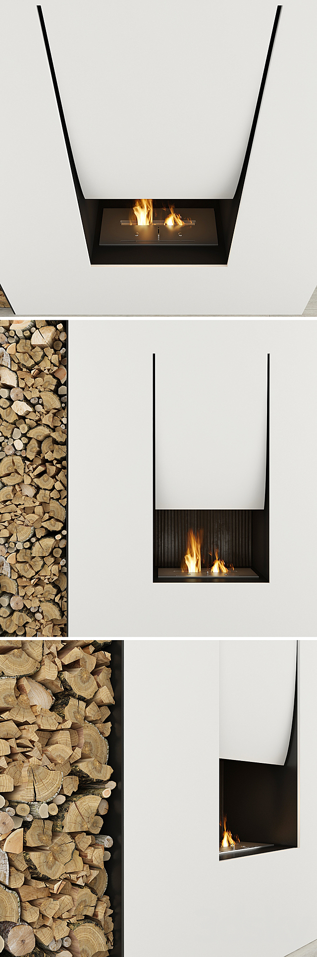 Fireplace and firewood Antoniolupi 3DSMax File - thumbnail 2