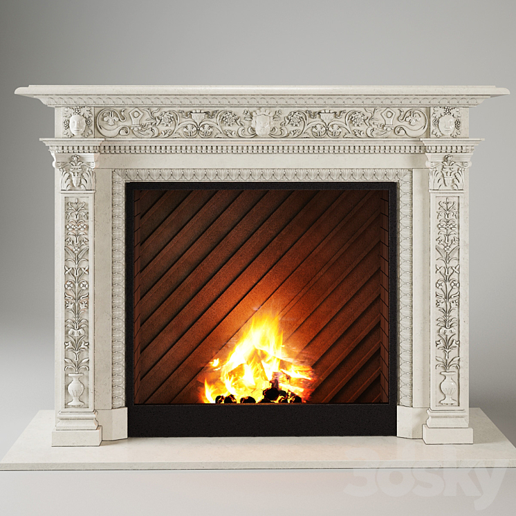 Fireplace Artworks Dionis 3DS Max - thumbnail 1