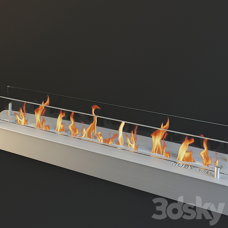 Fireplace blok80 3DS Max - thumbnail 1