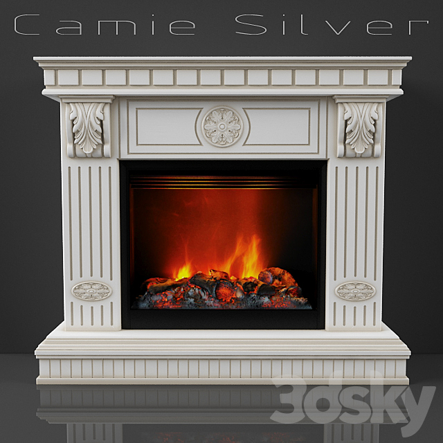 Fireplace Camie Silver 3DSMax File - thumbnail 1