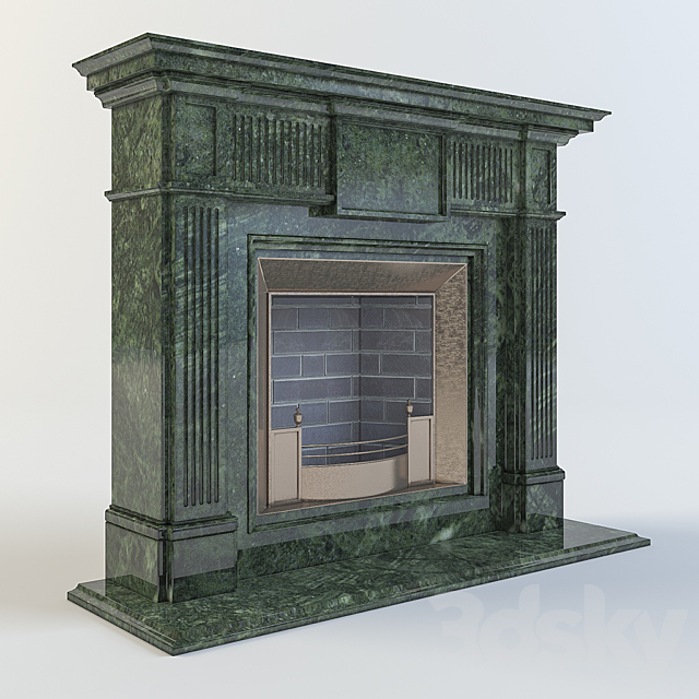 Fireplace Classic. 3ds Max - thumbnail 1