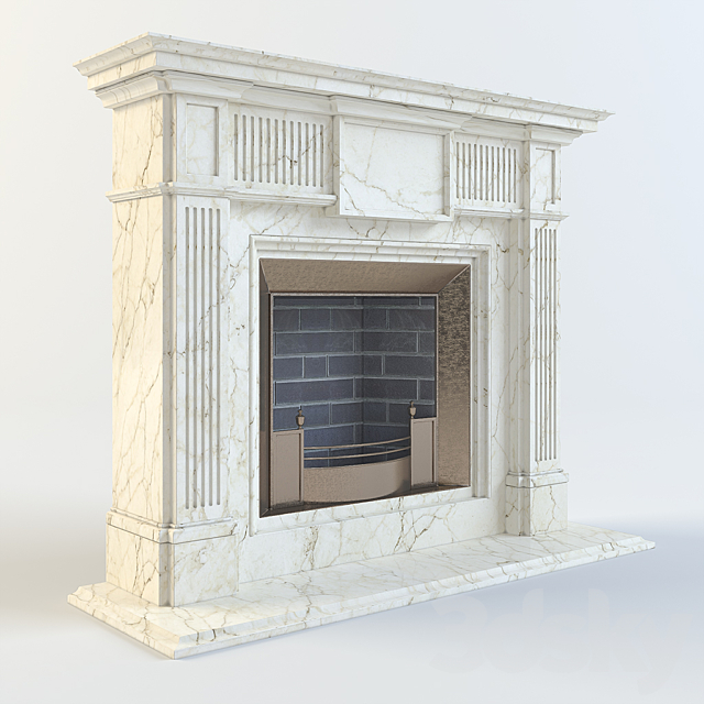 Fireplace Classic. 3ds Max - thumbnail 2