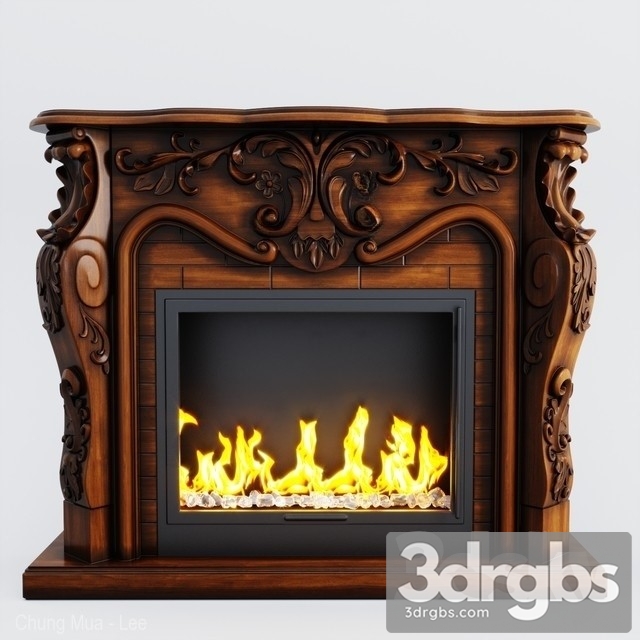 Fireplace Delixuan 3dsmax Download - thumbnail 1