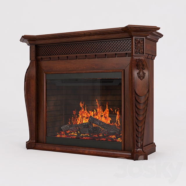 Fireplace Dimplex Vienna 3DSMax File - thumbnail 1