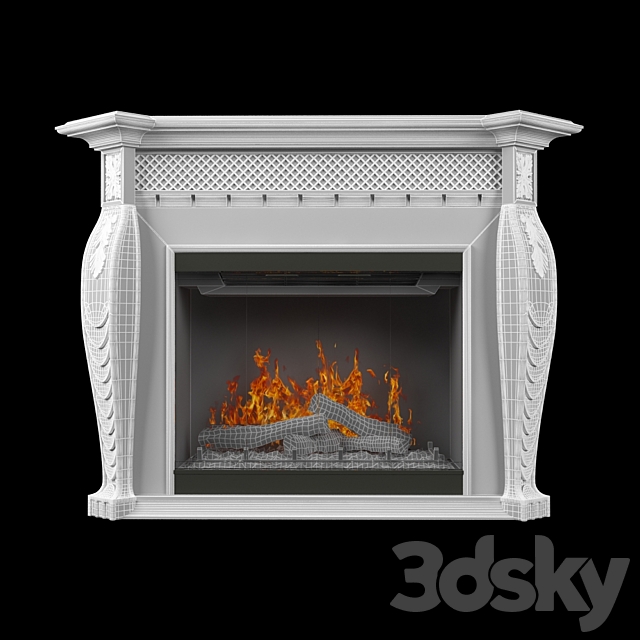 Fireplace Dimplex Vienna 3DSMax File - thumbnail 2