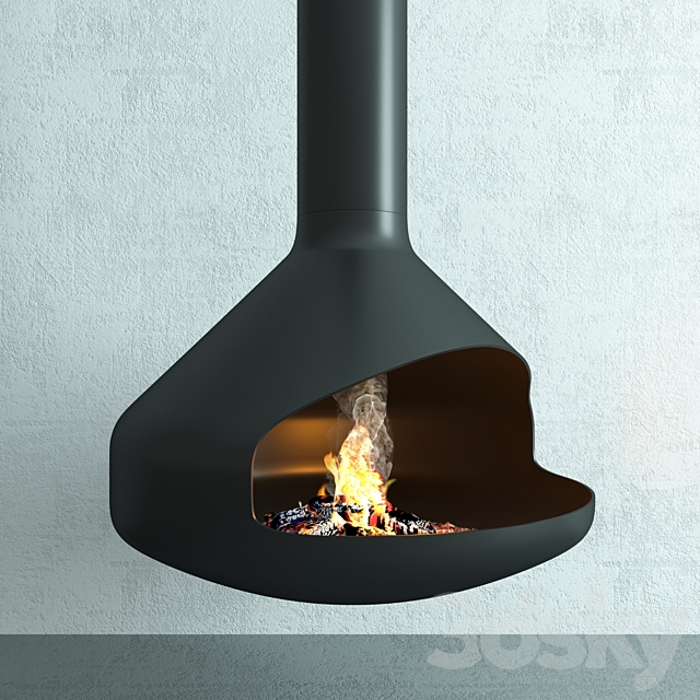 Fireplace Ergofocus 3ds Max - thumbnail 2