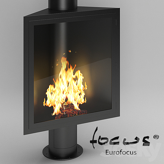 Fireplace Eurofocus 3DSMax File - thumbnail 1