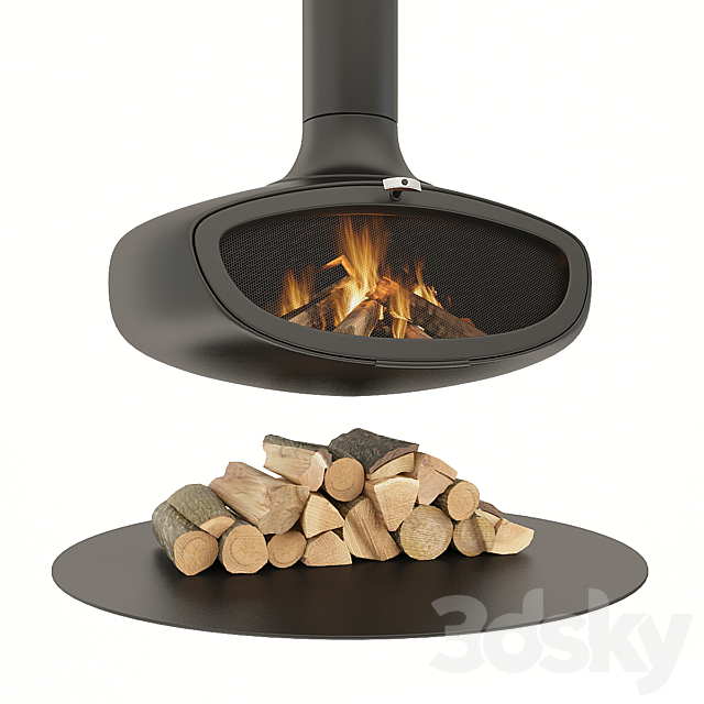 Fireplace firebob 3DSMax File - thumbnail 2