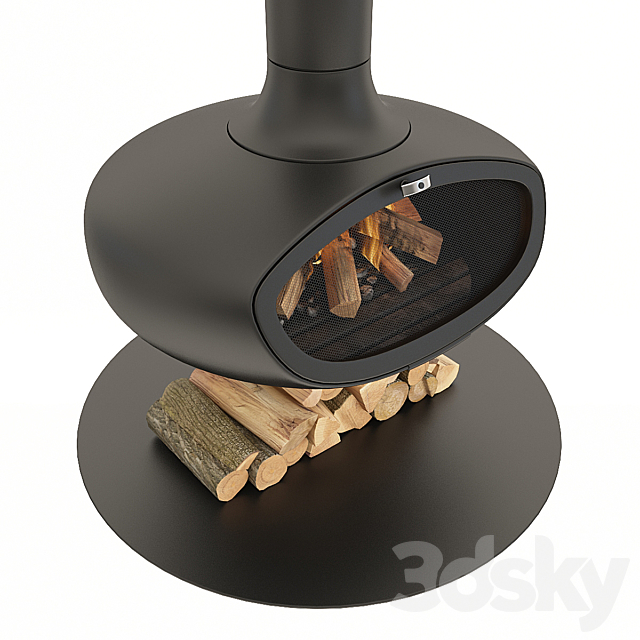 Fireplace firebob 3DSMax File - thumbnail 4