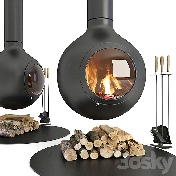 Fireplace Focus Bathyscafocus Hublot 3DS Max - thumbnail 2