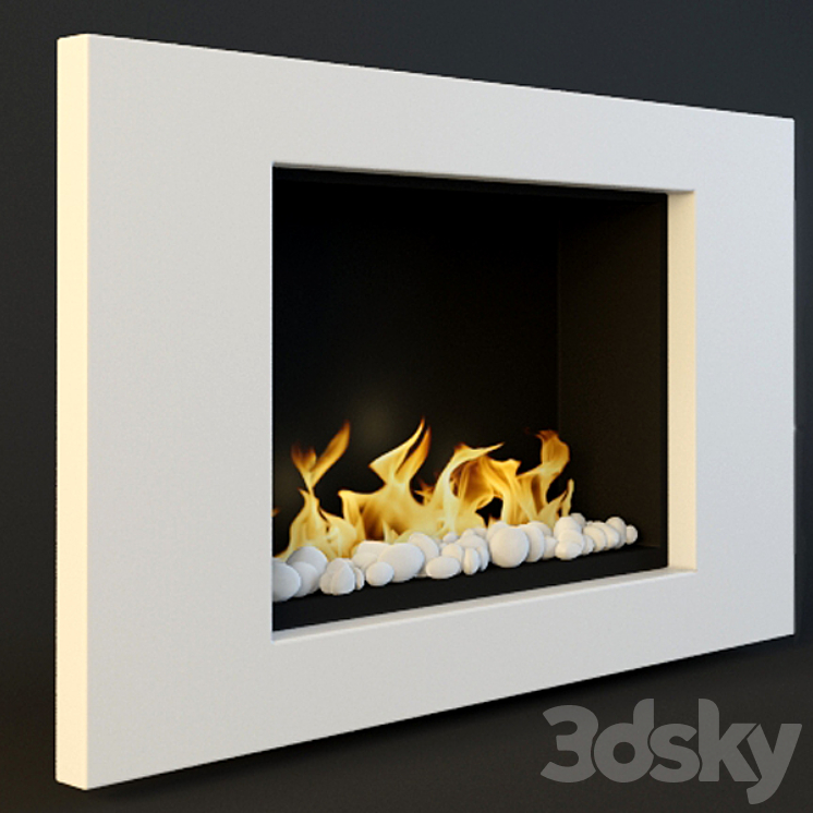 Fireplace Goya 3DS Max - thumbnail 2