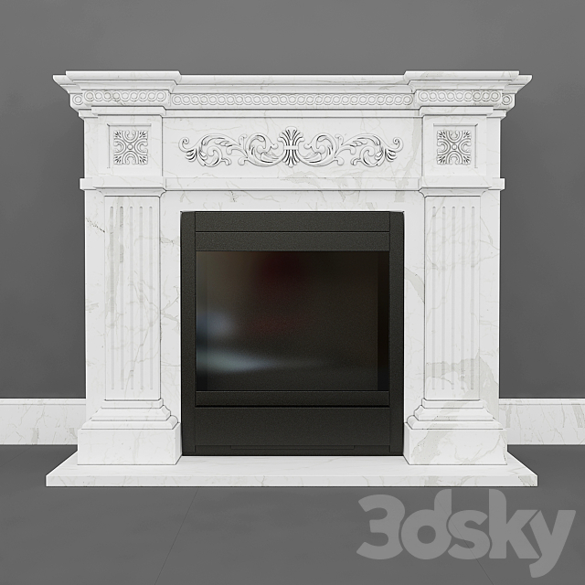 Fireplace Kiev 3ds Max - thumbnail 2