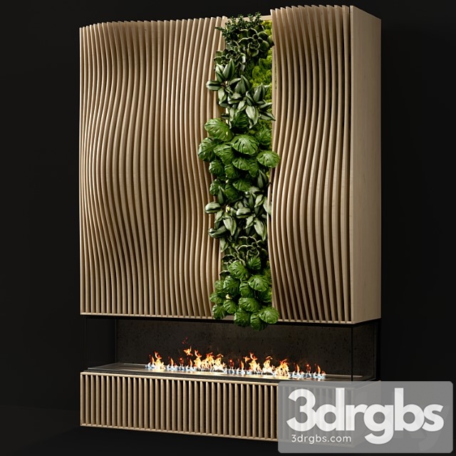 Fireplace Modern 48 3dsmax Download - thumbnail 1