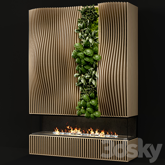 Fireplace modern 48 3DSMax File - thumbnail 1