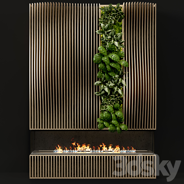 Fireplace modern 48 3DSMax File - thumbnail 2