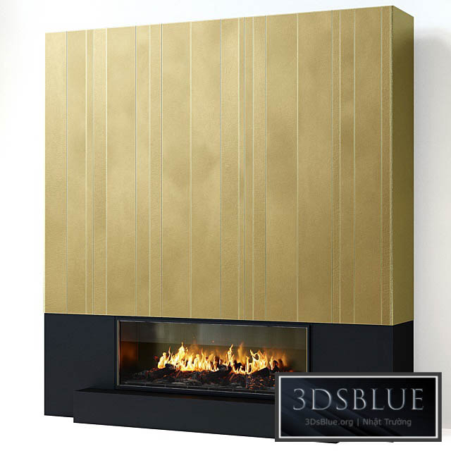 Fireplace modern 60 3DS Max - thumbnail 3