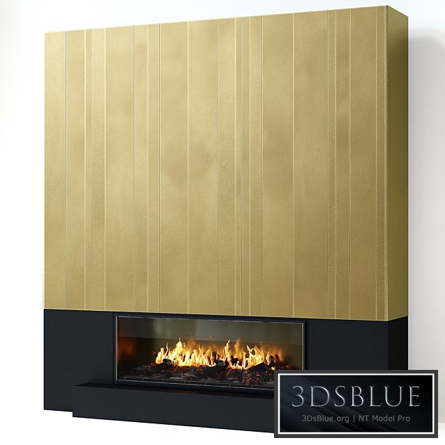 Fireplace modern 60 3DS Max - thumbnail 3