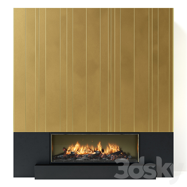 Fireplace modern 60 3DSMax File - thumbnail 2