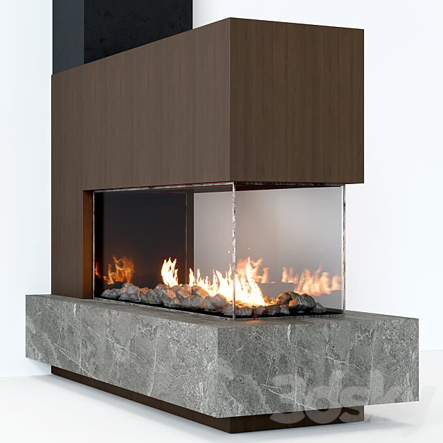 Fireplace modern 62 3DSMax File - thumbnail 3