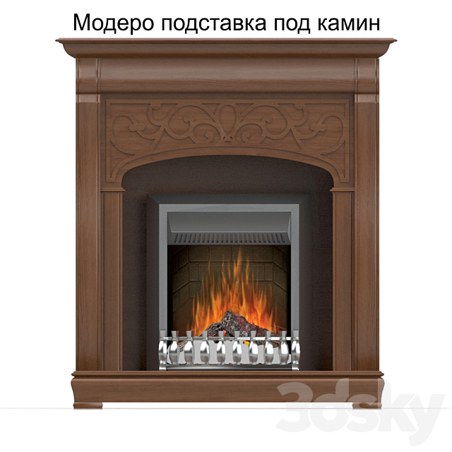 Fireplace modernizing Loran Furniture 3ds Max - thumbnail 3