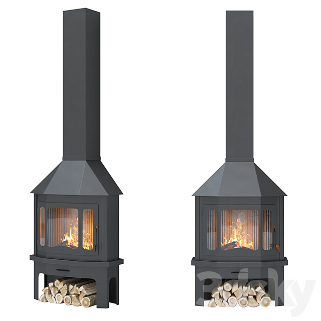 Fireplace MUNICH 3DSMax File - thumbnail 1