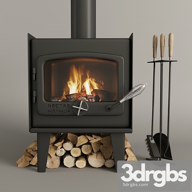 Fireplace nectre 3dsmax Download - thumbnail 1