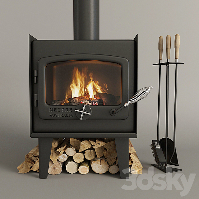 Fireplace nectre 3DSMax File - thumbnail 1