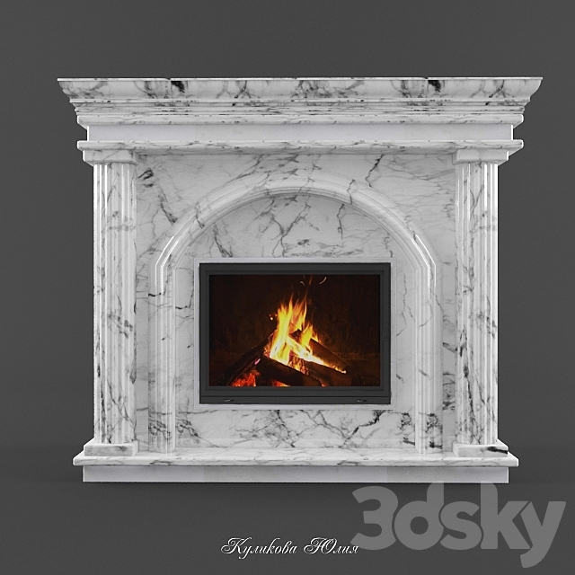 Fireplace No. 18 3DS Max Model - thumbnail 3