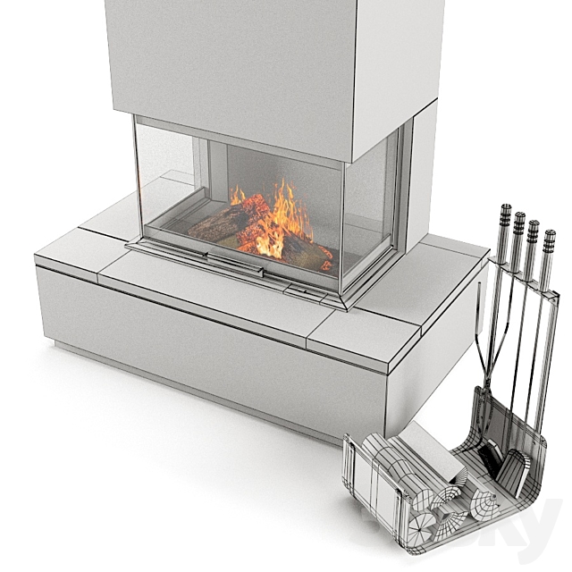 fireplace nordpeis 3DSMax File - thumbnail 5