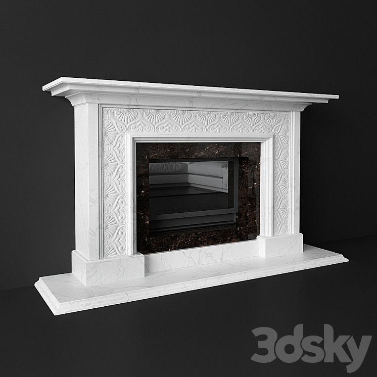 Fireplace portal 3DS Max - thumbnail 1