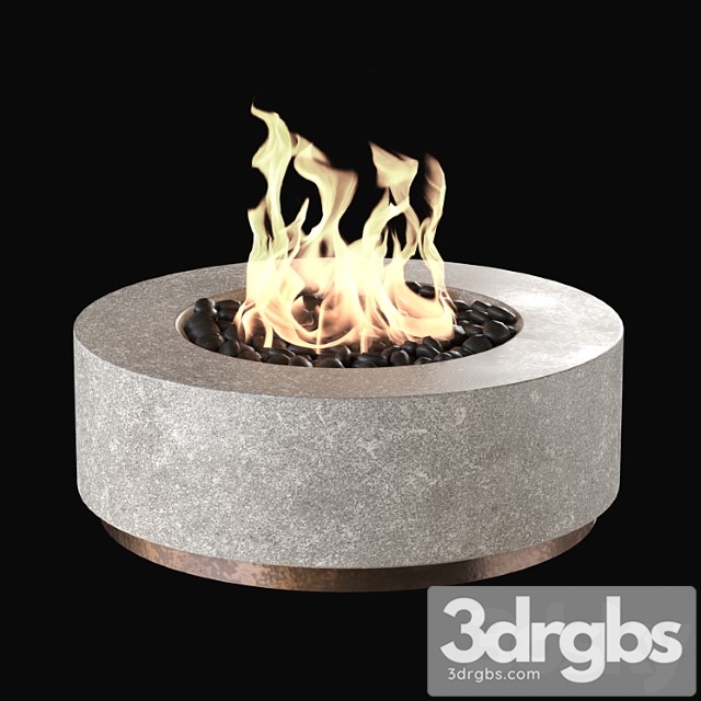 Fireplace Set 7 3dsmax Download - thumbnail 1