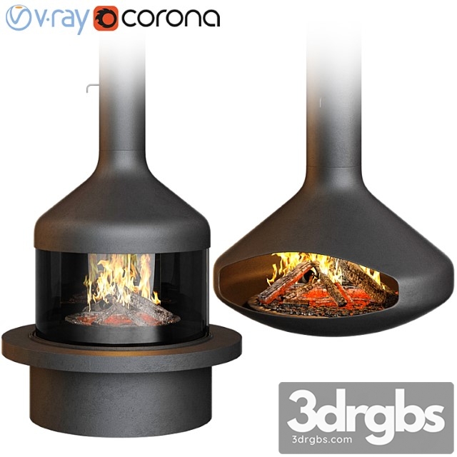 Fireplace set focus creation 1 (4 options) - thumbnail 1