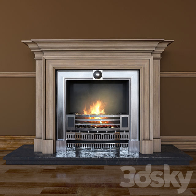 Fireplace Stovax – KENSINGTON 3DSMax File - thumbnail 1