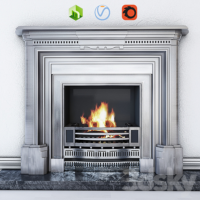 Fireplace Stovax – Knightsbridge 3DSMax File - thumbnail 1