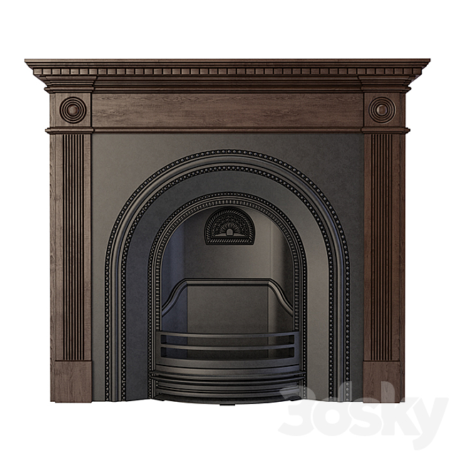 fireplace Stovax Regency 3DS Max Model - thumbnail 2